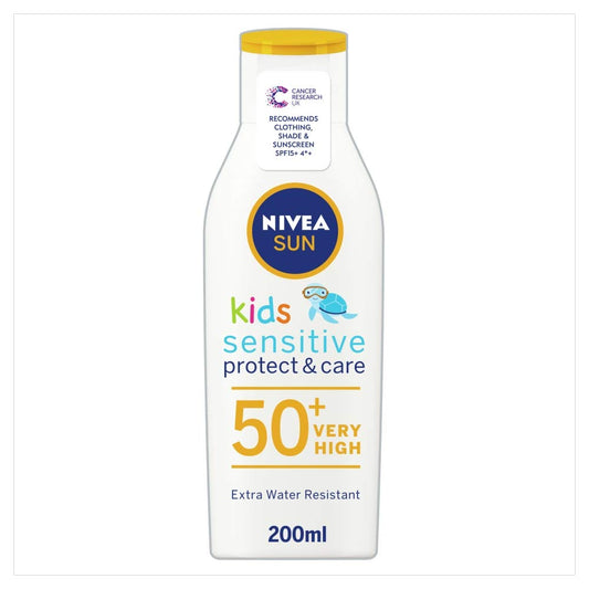 NIVEA Nivea Kids Sensitive Protect & Care Lotion Spf50+ 200ml