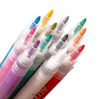 Quick Dry Fine Tips Nail Art Pen, Nail Varnish Pens For DIY Manicure, Nails Drawing Pen For DIY,White Nails Pencil, French Tip Stamp Pens, Manicure Tools(White)
