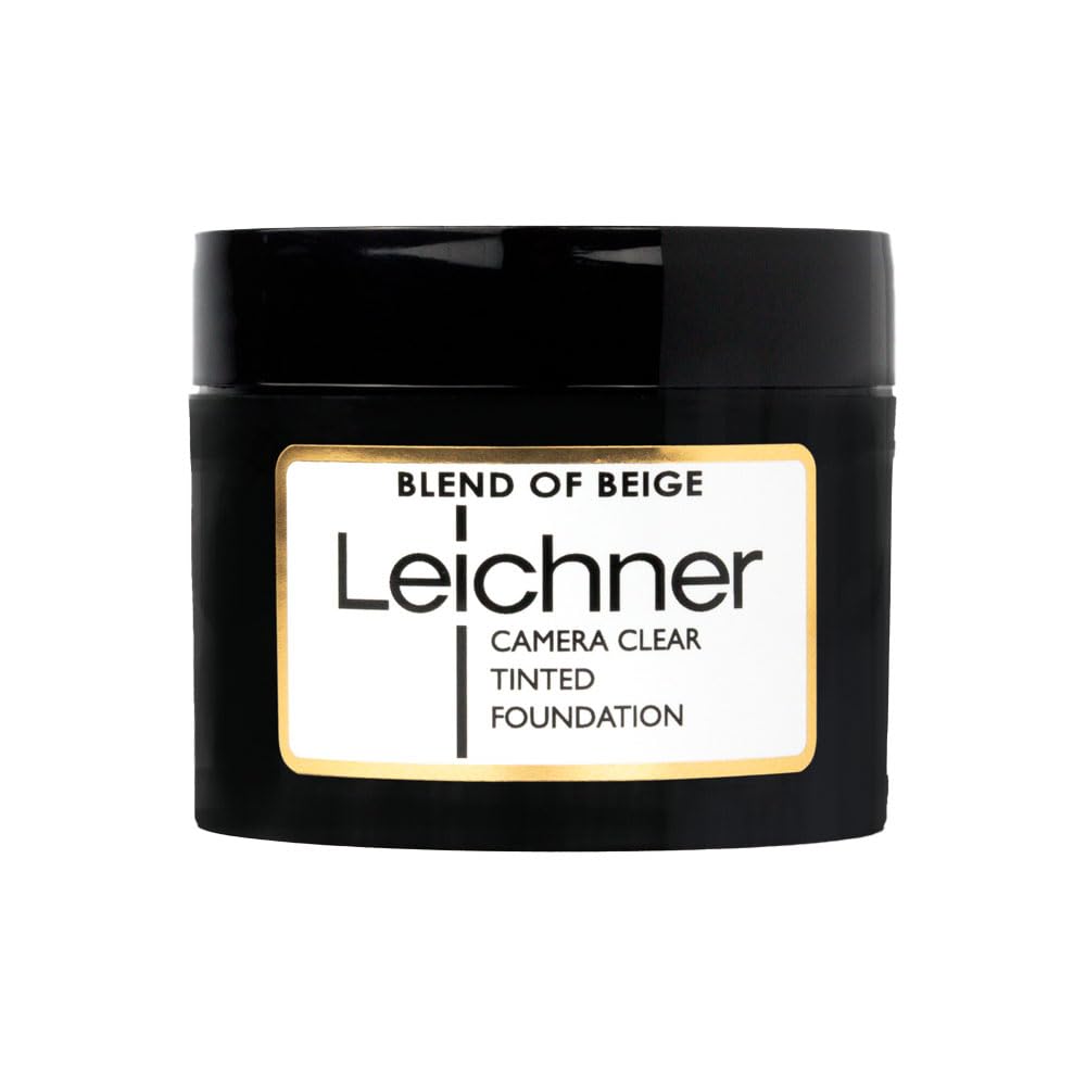 Leichner Camera Clear Tinted Foundation in BEIGE | Full Coverage Hydrating Foundation for a Smooth, Natural-Looking Finish | Buildable & Long-Lasting Makeup | 30ml