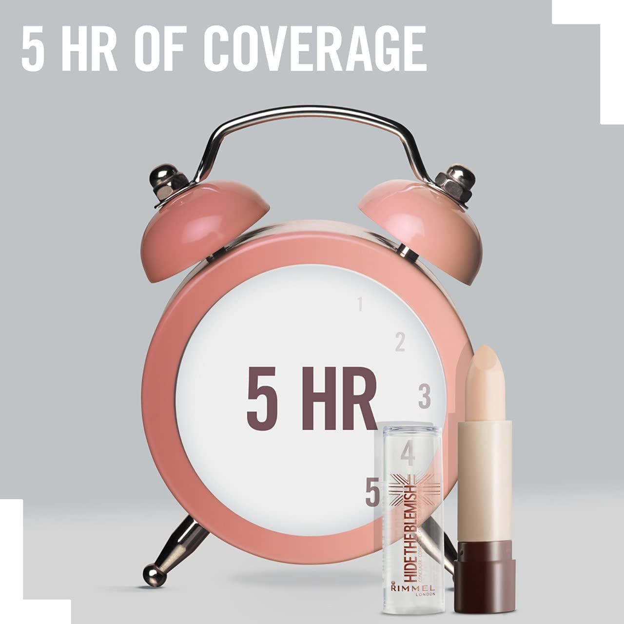 Rimmel London Hide The Blemish Concealer, 4 Natural Beige, 4.5 g