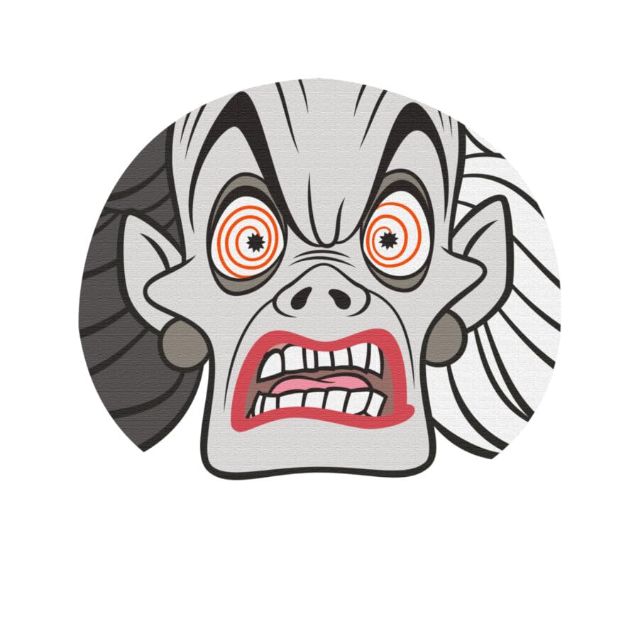 MAD Beauty Pop Villains Cruella Face Mask