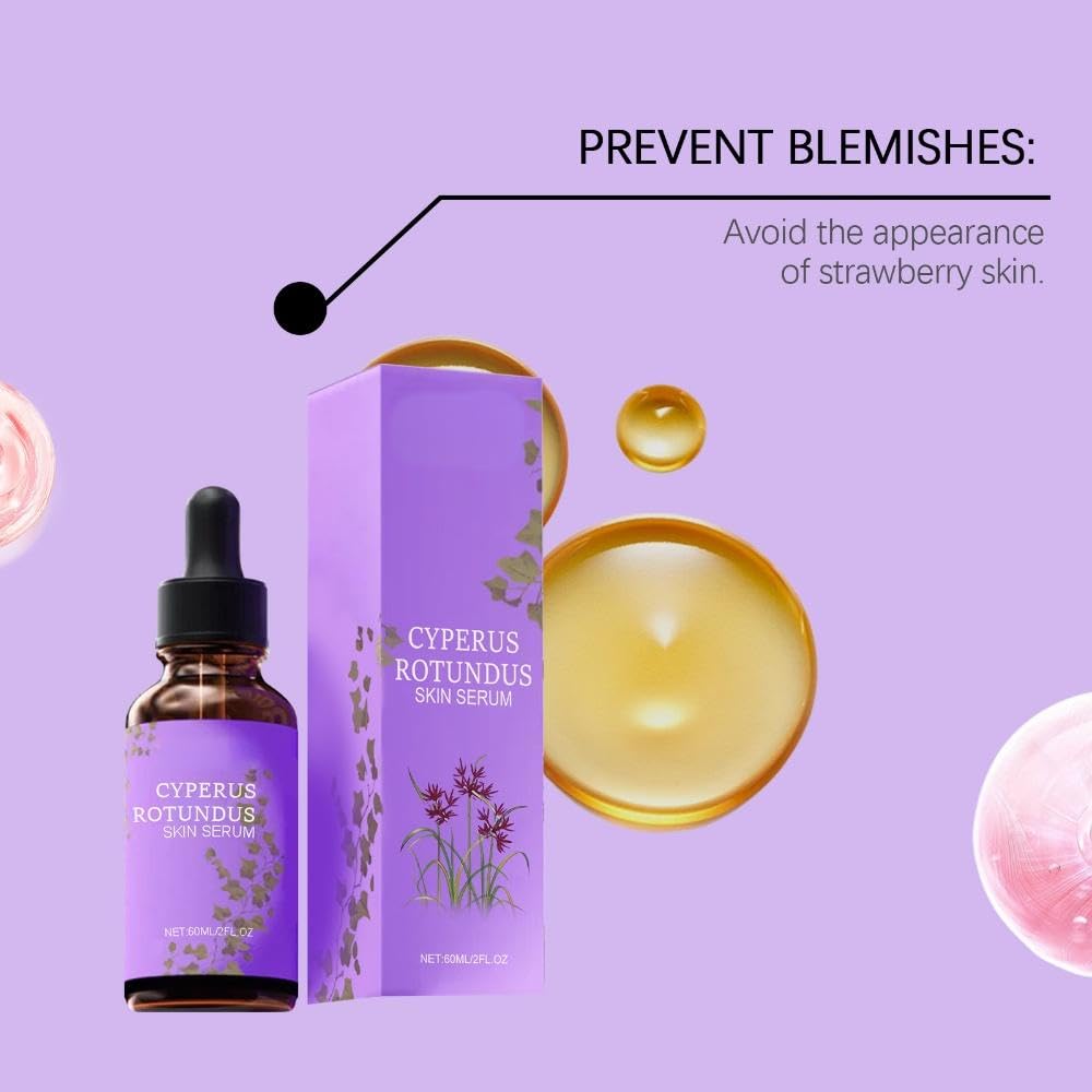 DEJIN Cyberglow Hair Removal, 2pc Cyperus Rotundus Skin Serum, Natural Cyberglow Oil, Gentle Moisturizing & Soothing All Skin