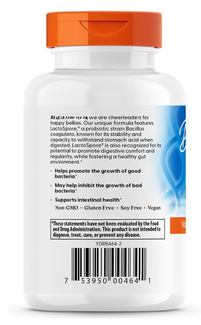 Generic Digestive Health Probiotic 2Billion CFUs, Non-GMO, Vegan, Gluten Free, Soy Free, 60 Veggie Caps
