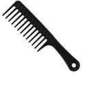 Glamza Wide Tooth Comb GLAMZA Jumbo Wide Detangling Comb - Perfect Afro Comb for Long, Wet or Curly Hair - HUGE 24.5cm Long (Black)