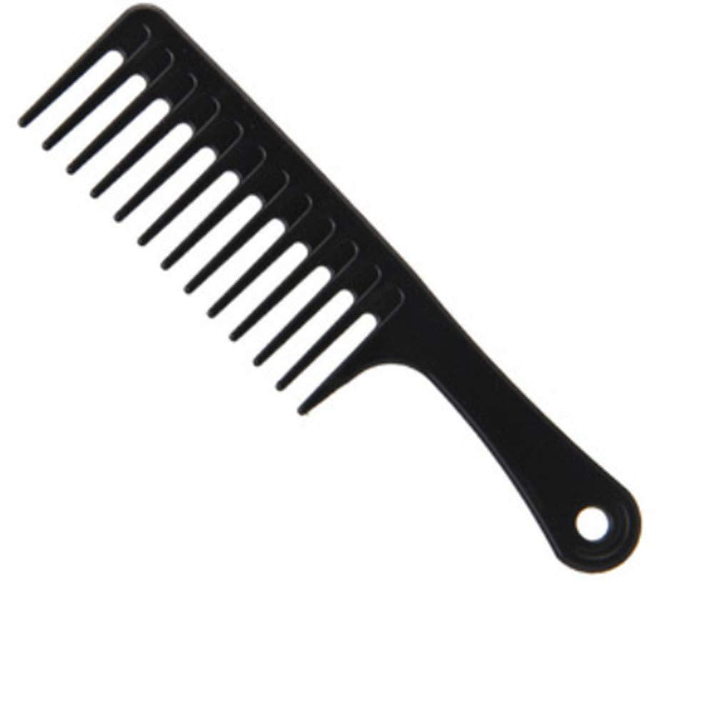 Glamza Wide Tooth Comb GLAMZA Jumbo Wide Detangling Comb - Perfect Afro Comb for Long, Wet or Curly Hair - HUGE 24.5cm Long (Black)