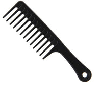 Glamza Wide Tooth Comb GLAMZA Jumbo Wide Detangling Comb - Perfect Afro Comb for Long, Wet or Curly Hair - HUGE 24.5cm Long (Black)