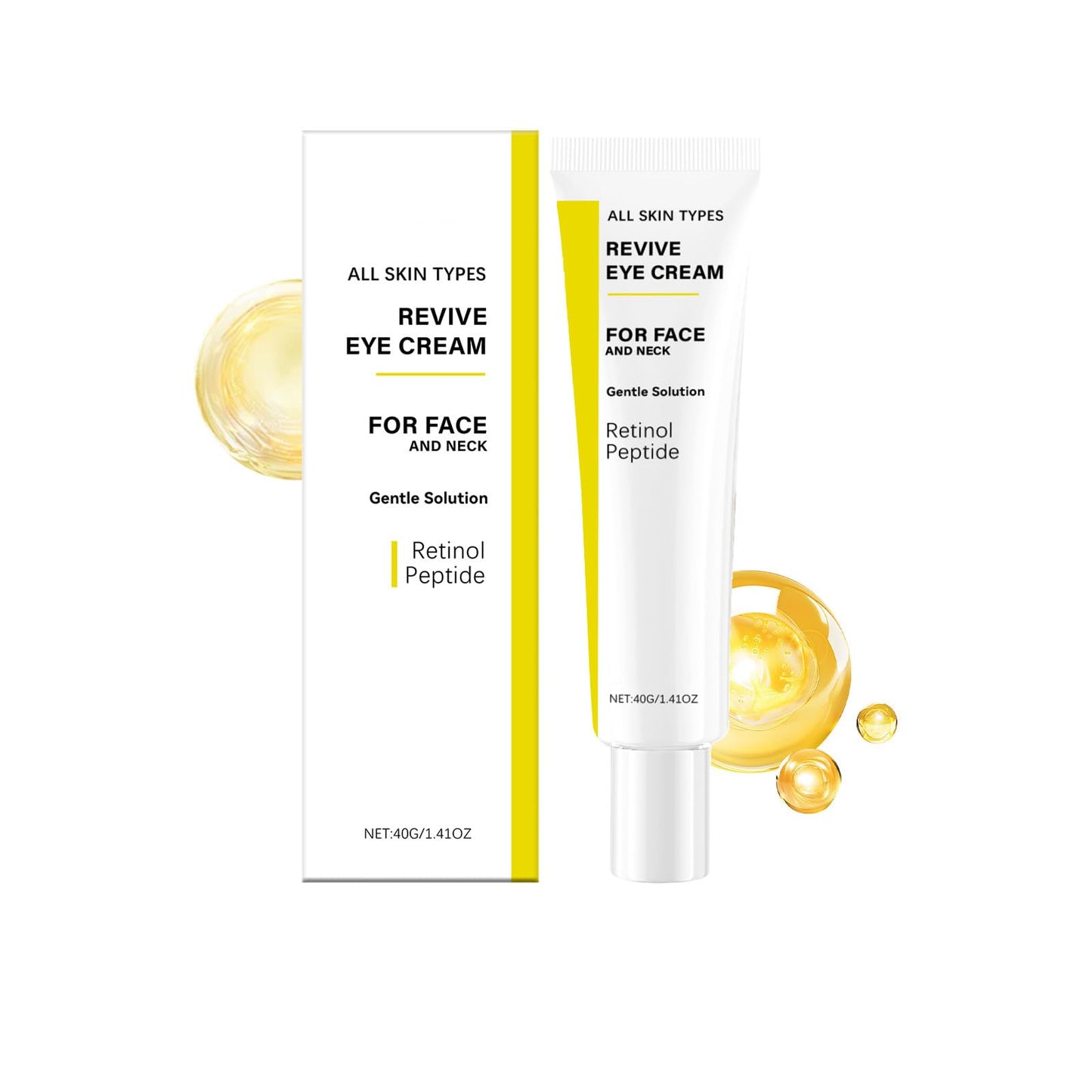 Trendyfave Revive Eye Cream for Face and Neck,Anti Wrinkle Retinol Serum