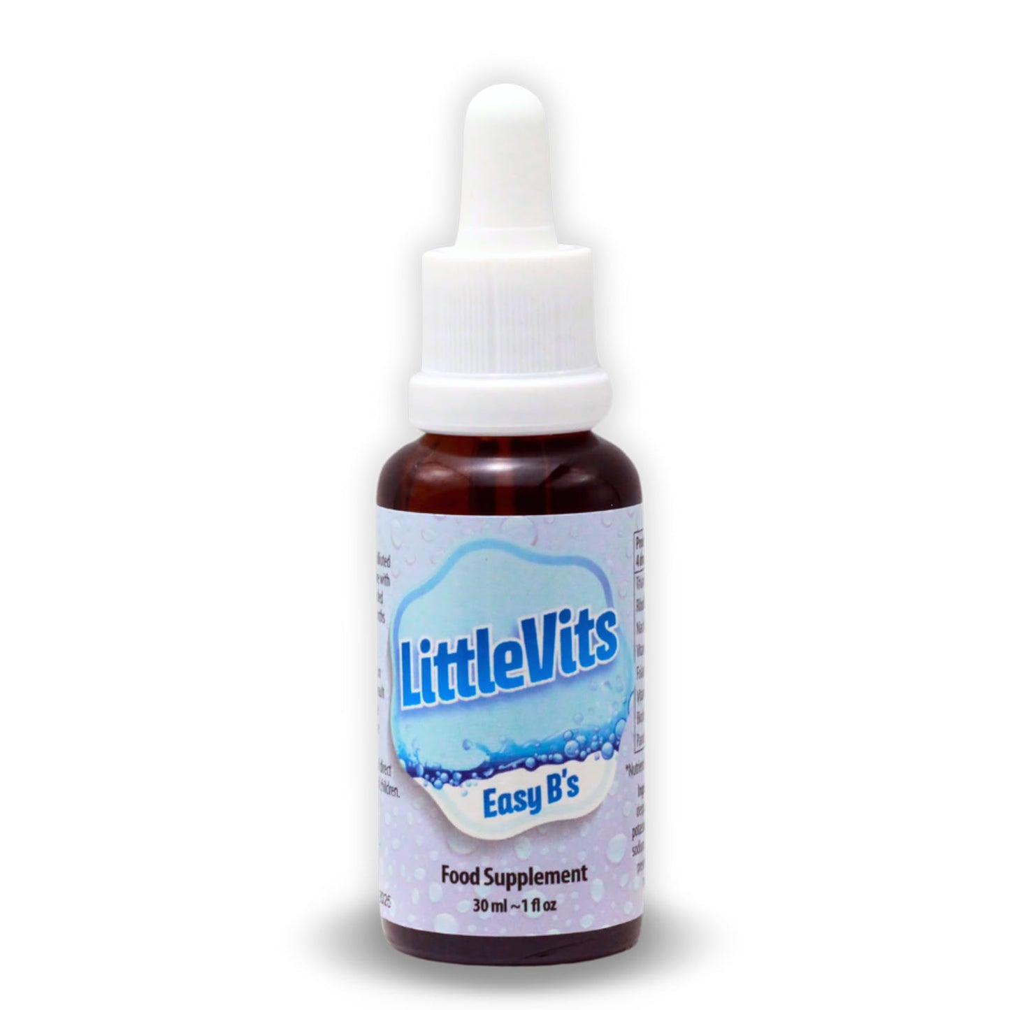 Metabolics LittleVits Easy B’s Children’s B Complex Liquid | Kids B Complex Drops Containing 8 B Vitamins Suitably Dosed for Children- Made in The UK