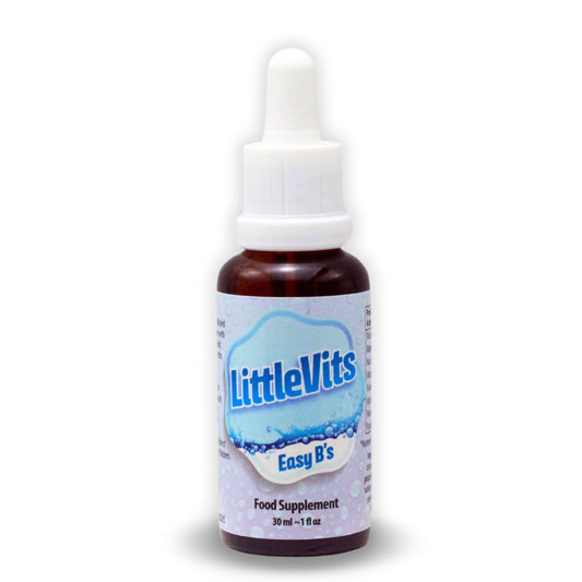 Metabolics LittleVits Easy B’s Children’s B Complex Liquid | Kids B Complex Drops Containing 8 B Vitamins Suitably Dosed for Children- Made in The UK