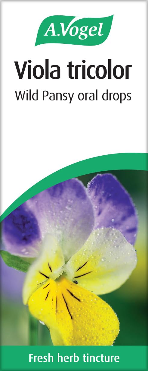 A.Vogel Viola Tricolor Wild Pansy|Herbal Food Supplement|Extract of organically Grown and Freshly harvested Viola Tricolor|Suitable for Vegans|50ml