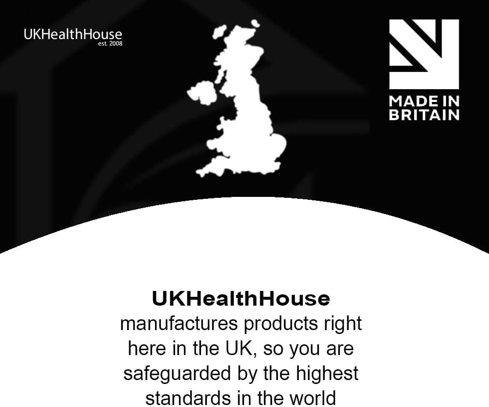 UKHealthHouse Glycine Powder 2.5kg - Anti Inflammatory Sleep Aid - Recovery GH Release 100% Pure Glycine Vegan Friendly Boosts Protein Synthesis White