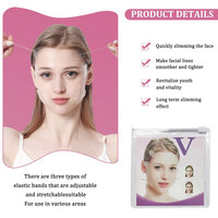 Anmahe 80 Pcs Face Lift Tape, Invisible Face Lift Patches with 16 Lifting Ropes Instant Facelift Tape Face Neck Lift Tape Double Chin Lifting Saggy Skin Face Lifter Tape for Skin Firming Makeup Lifting Tool