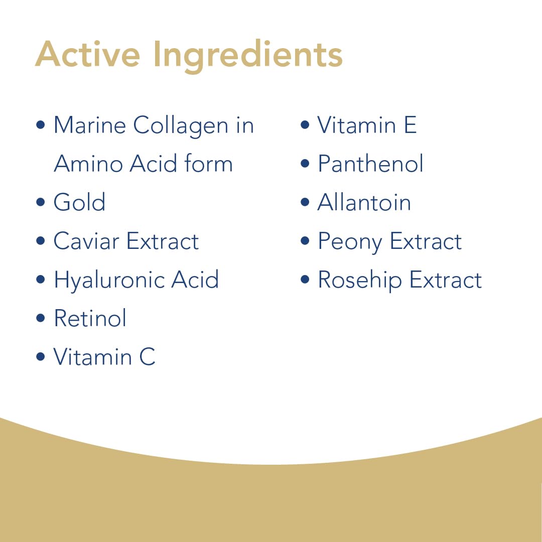 Novaclear NovaClear Collagen REVITALIZING Facial Toner - Active Gold, Marine Collagen and Caviar Infused Toner for Moisturized and Rejuvenated Skin