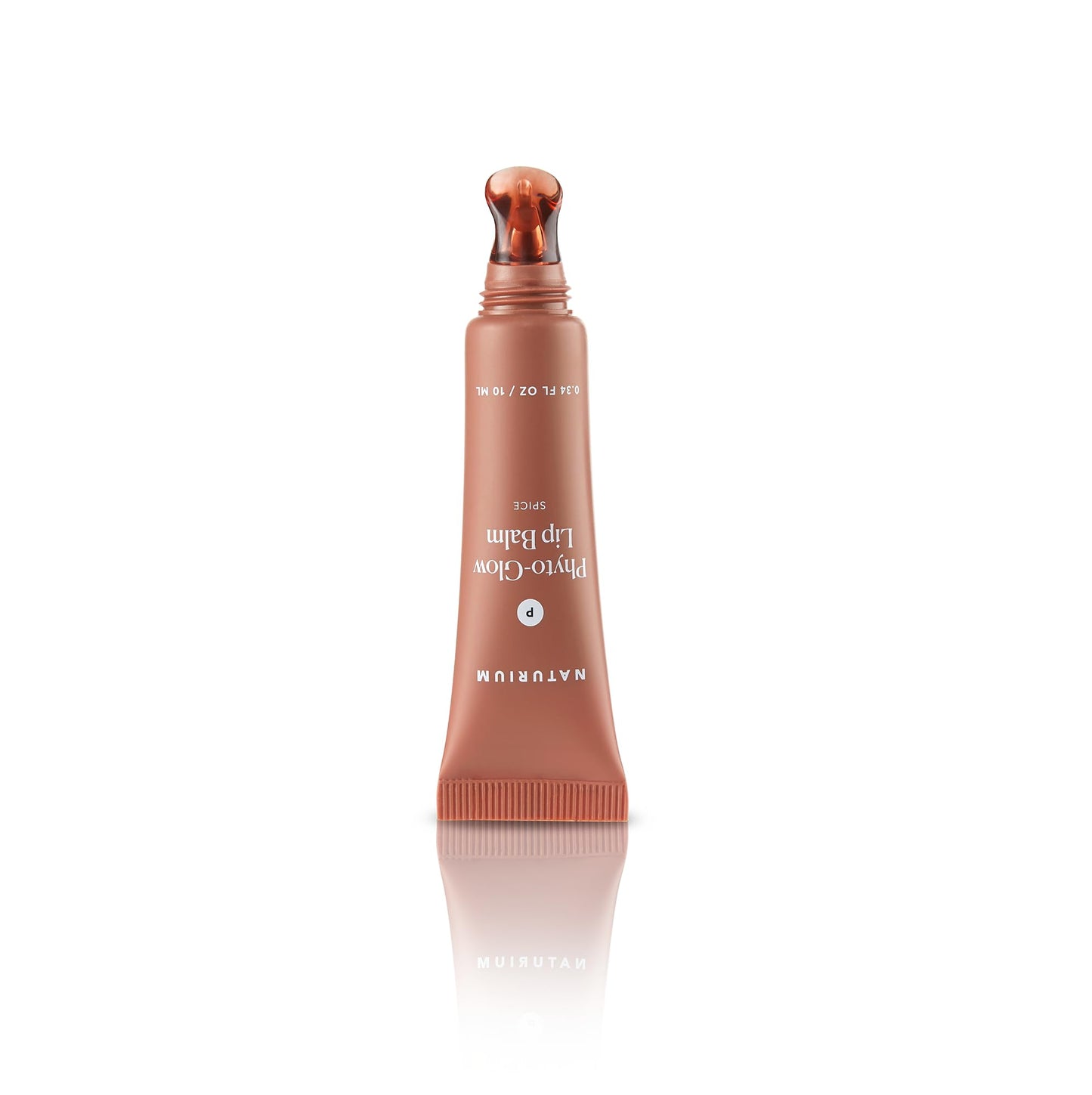 Naturium Phyto-Glow Lip Balm | With Shea Butter & Squalane, Sheer Tinted Colour | 10 ml, Spice