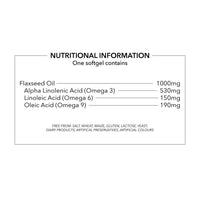 Flaxseed Oil Capsules Vegan Omega 3 6 9, 2000mg Serving, ALA, LA and Oleic Acid, 360 1000mg Softgels, Vegetarian Cold Pressed Flaxseed Oil, UK Made, by Transforme