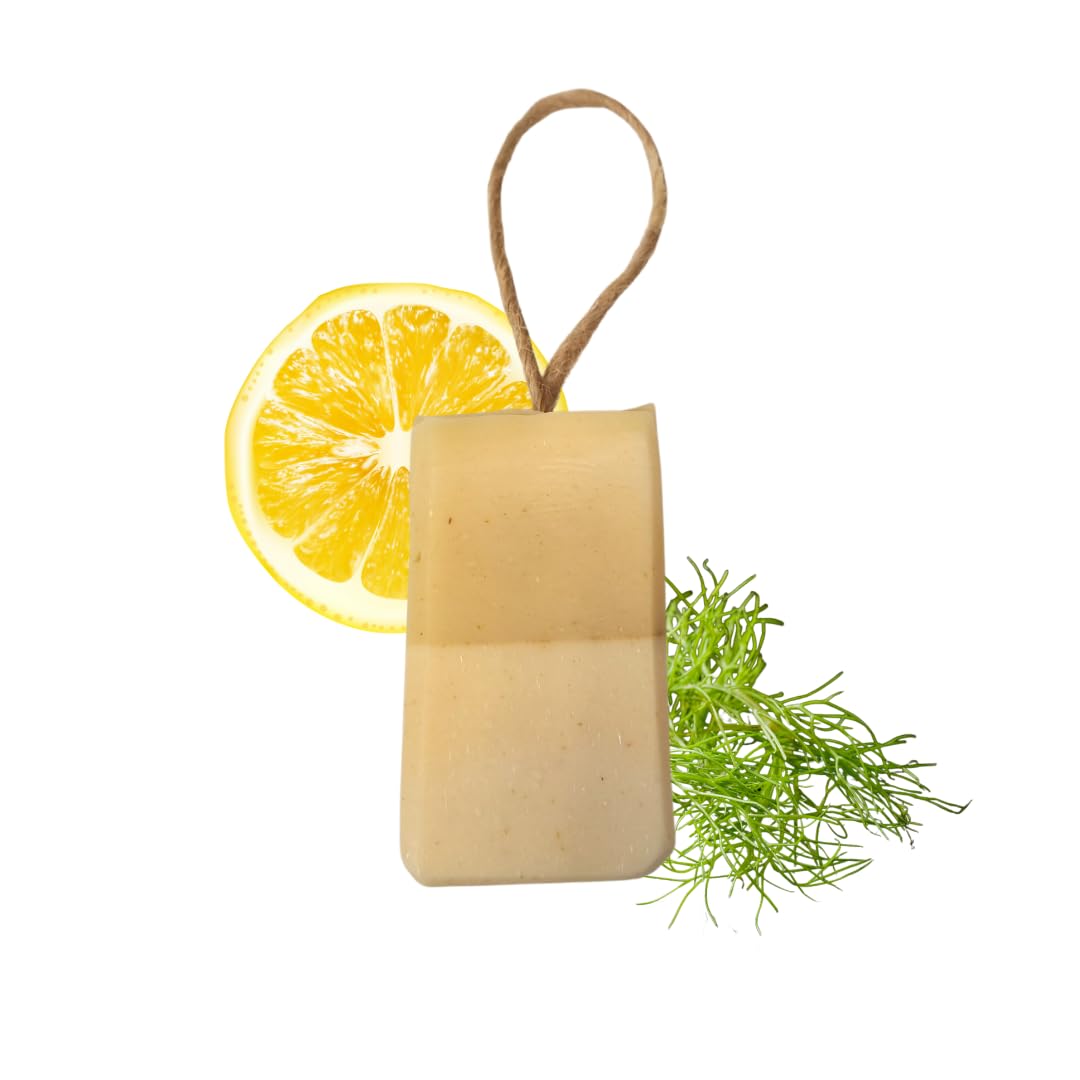 Soap on a Rope - Meadow - Plastic Free - Vegan - Palm Free Handmade in Devon uk - The Natural Spa Natural soap bar for Men and Women