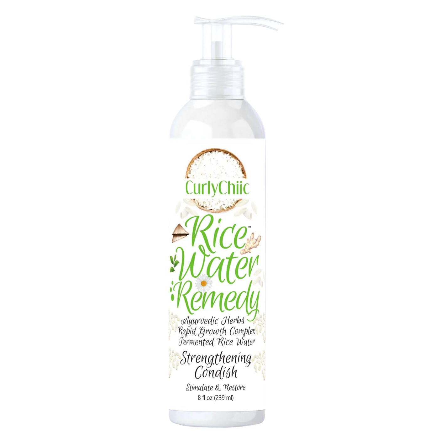 Generic CurlyChiic rice water remedy Strengthening Deep Condish (8oz)