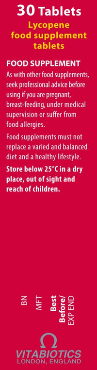 Vitabiotics Ultra Lycopene - 30 Tablets