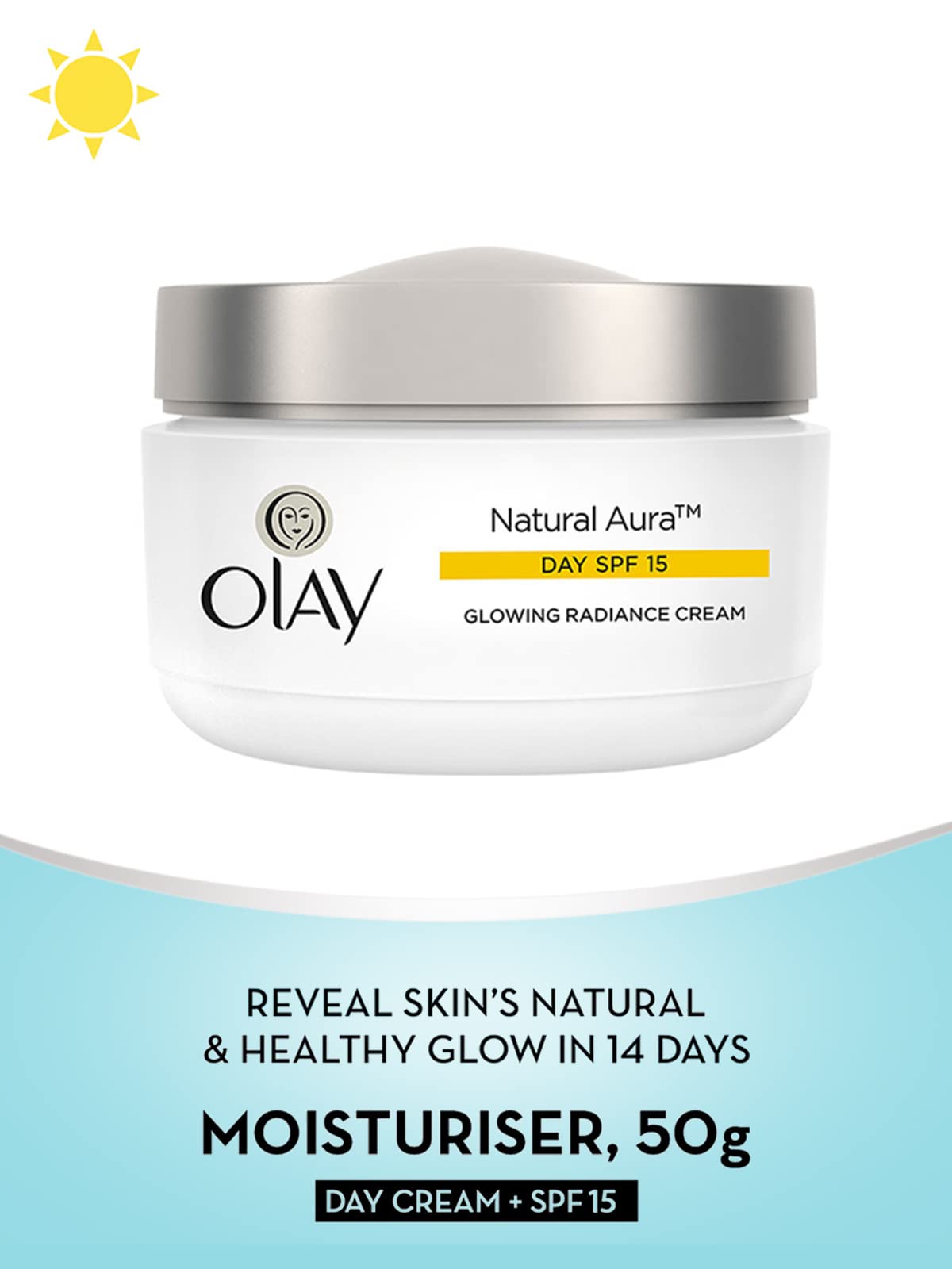 Olay Natural White Glowing Fairness Cream Day SPF 24, 50g