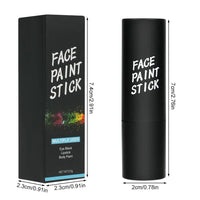 OunTechGlory Black Face Paint Stick for Sports & Halloween - Non-Toxic Body Paint Stick for Softball, Football, Baseball, Lacrosse - Adults & Kids Face Makeup Stick for Cosplay - Oil-Based Painting Stick