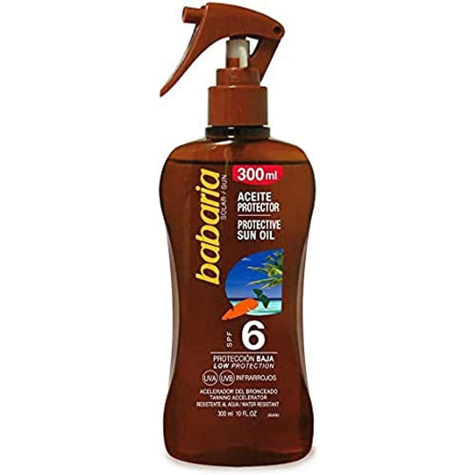 Babaria Body Oil Carrot Vapo with SPF 6 300 ml
