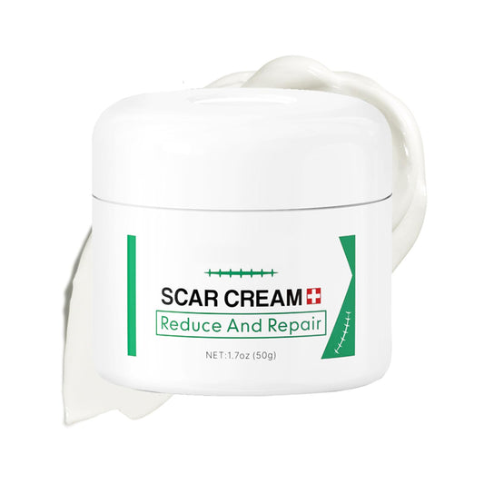Scar Removal Cream for Face & Body - Treatment for New Scars, Stretch Marks, Acne Spots & C-Sections Treatment Cream, 50g, Natural Formula for Face and Body, Reduces Old and New Scars
