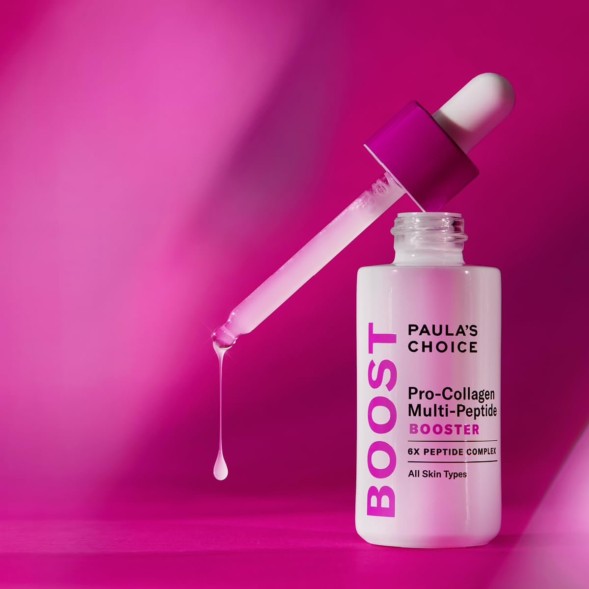 PAULA'S CHOICE Paula's Choice Pro - Collagen Multi-Peptide Booster - Peptide Serum Visibly Smooths Fine Lines & Reduces Wrinkles - with Hyaluronic Acids - All Skin Types - 20 ml