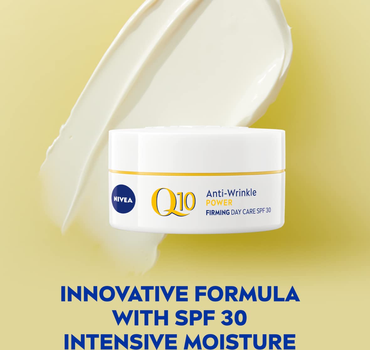 NIVEA Q10 Anti-Wrinkle Power Protecting Day Cream SPF 30 (50ml), Anti-Wrinkle Face Cream with Skin Identical Q10 and Creatine, Face Cream for 3x Wrinkles and Age Spots