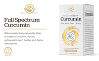 Solgar Full Spectrum Curcumin Softgels - Pack of 30 - Liquid Extract of Turmeric - Supports Brain, Joint, & Immune System Health - Gluten Free, Gold