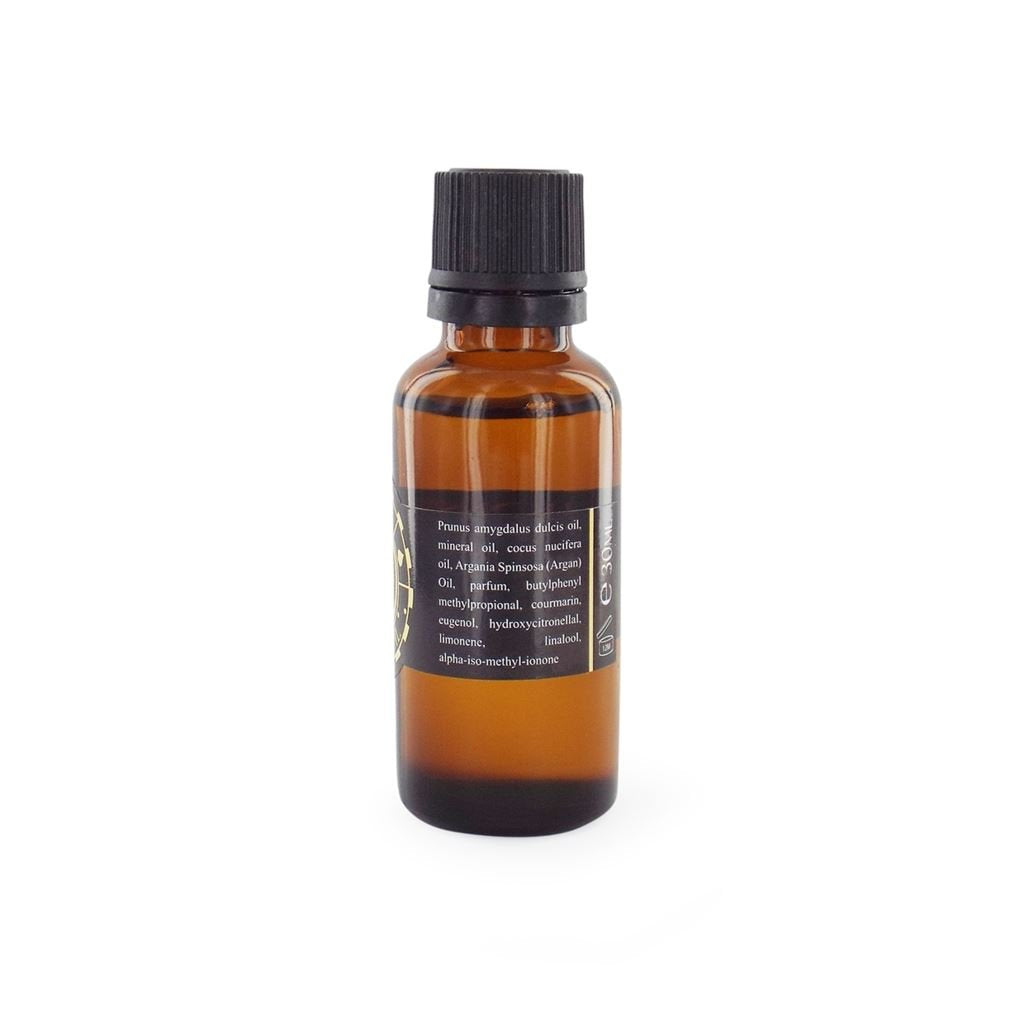 Dear Barber BEARD OIL 30ml – Light & Non-Greasy – Conditions Dry, Brittle Hair – Nourishes Skin – Argan, Almond & Coconut Oils – Easy Application Pipette