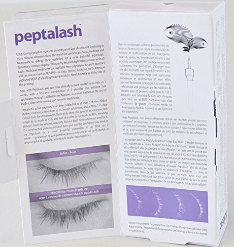 Indeed Labs Peptalash Serum Eye Lash Thickener Grower Enhancer Visible Difference in 2 Weeks 5ml
