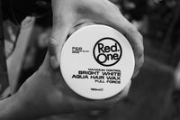 Redone RedOne Hair Styling Aqua Wax Bright White & Violetta 2x 150 ml | Edge Control | Ultra Hold | Gel Wax | Men & Women Hair Wax | Lime & Peach Scent | Maximum Control