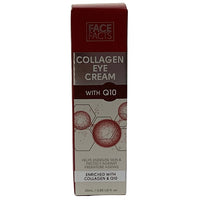 Face Facts Collagen & Q10 Eye Cream | Ubiquinone (Q10) + Vitamin E + Collagen | 25ml