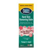Dermatonics Natural Care Hard Skin Removing Balm for Feet | Scented with Sweet Blossom Aromas | Moisturises with Shea Butter and Hydrates with Oat Lipids | Diabetics and Vegan-friendly | 70 ml