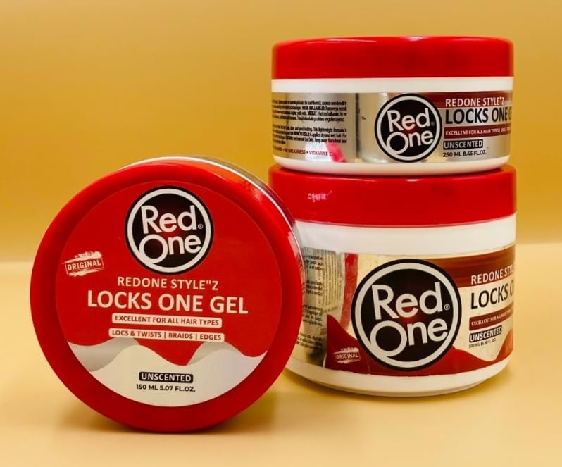 Redone locks one gel for loc & twists braids and edges 250ml | Hair Styling Locks One Gel | Excellent for All Hair Types | Lock & Twists |Braids | Edge Control | Hair Styling Gel | Supreme Hold