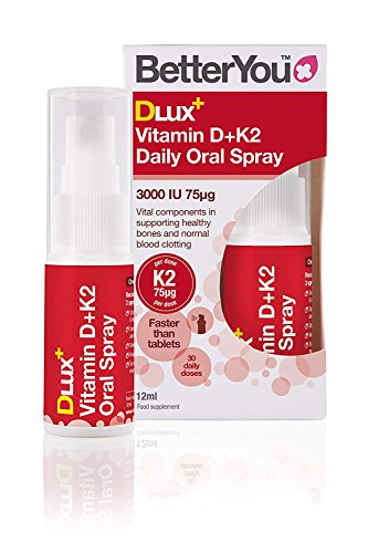 BetterYou DLux+ Vitamin D+K2 - 12ml (Pack of 4)