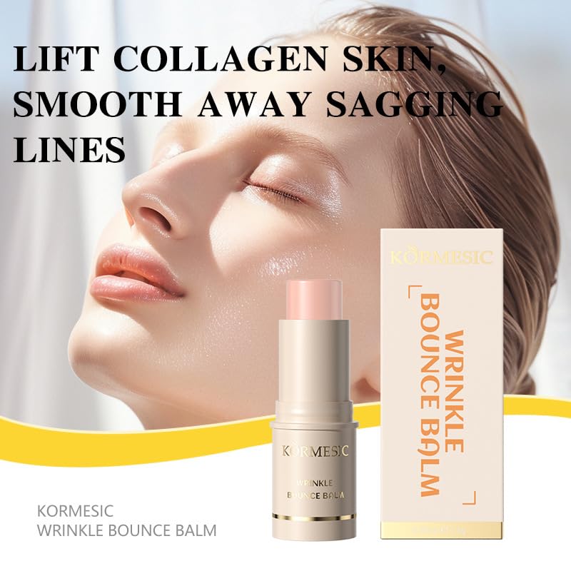 IZBEAUVO 2 PCS Anti Aging Instant Face Lift Collagen Boosting Moisture Balm Stick for Face Lip & Eye Wrinkles