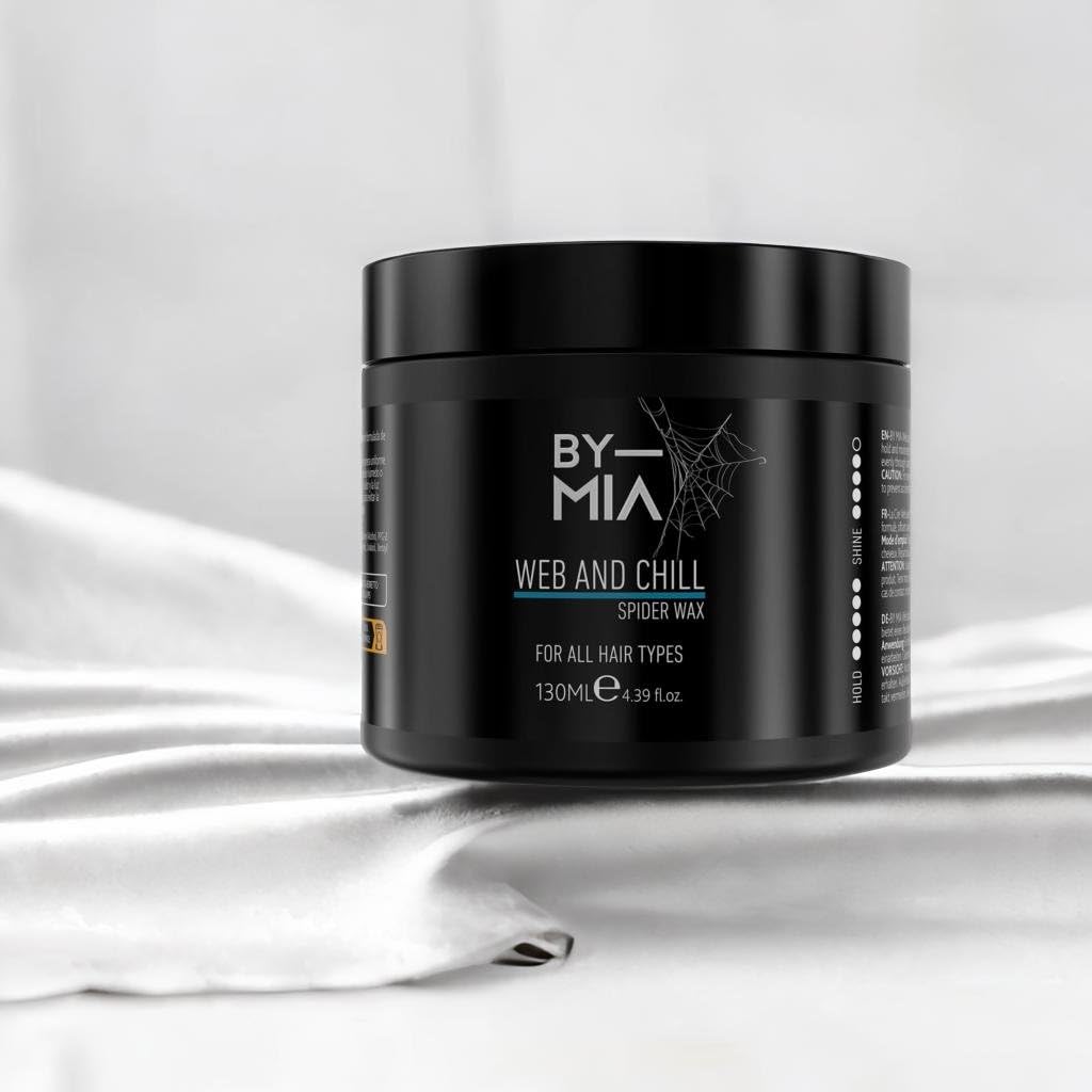 BY MIA Web and Chill Hair Wax 130 ml | Ultra Hold | Shine Look | Edge Control | Hair Wax for Men & Women