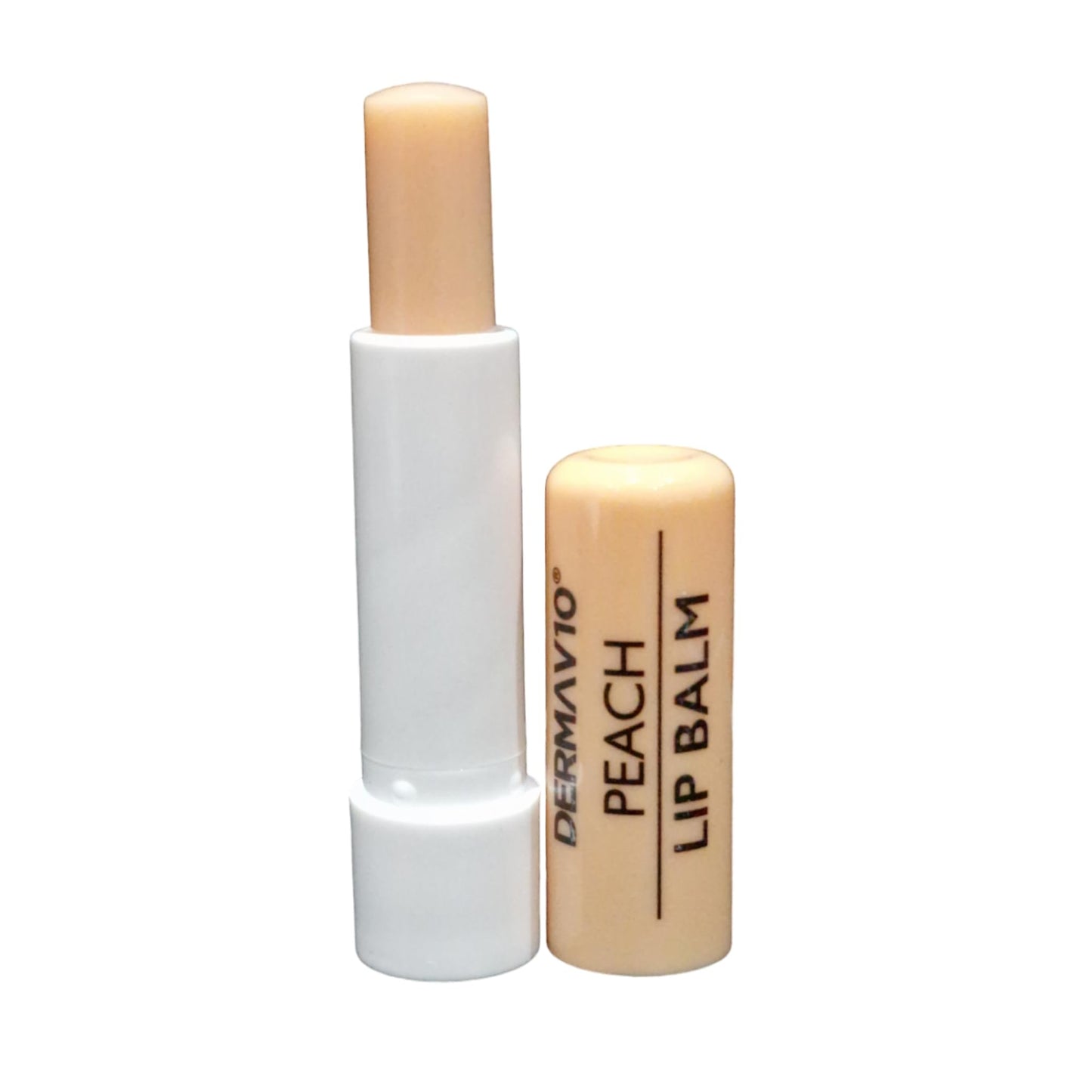 Generic Derma V10 Trio Pack 1 of Each Lip balm Peach Watermelon Berry AND 1 Original Derma intensive with Vitamin E Lip Balm 4.8g