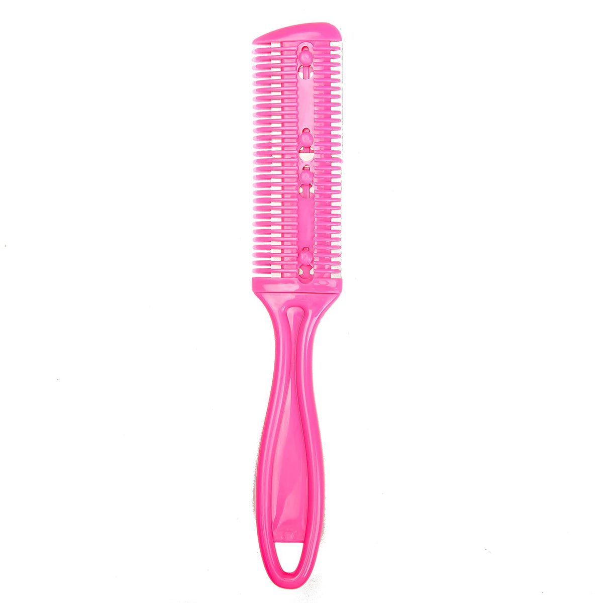 UNVOJL Hot Pink Hair Cutter Comb Hair Razor Comb Hair Thinner Comb Double Sided Hair Styling Razor Comb
