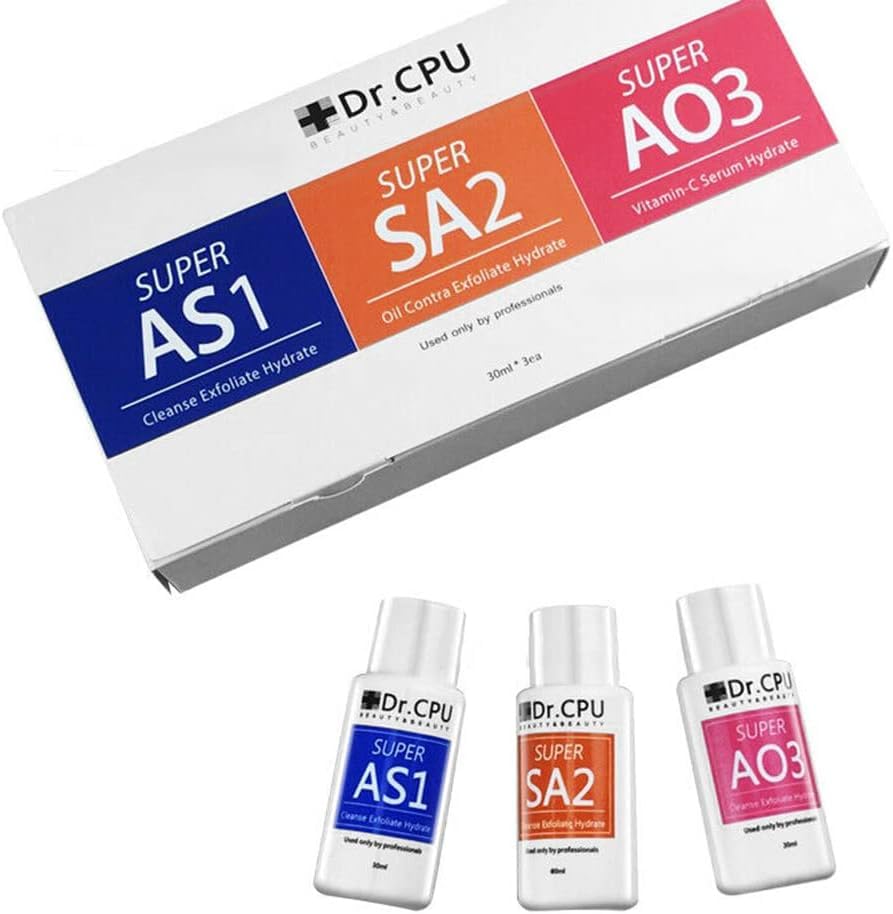 zefulr 3Pcs/set 30ml Per Bottle Serum Aqua Peel Solution Concentrated Solution For Hydra Facial Skincare Face Dermabrasion Machine