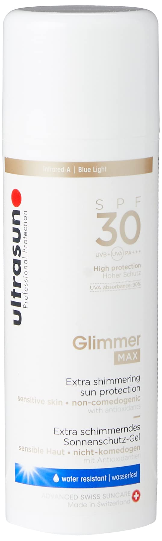 ultrasun Ultrasun 30spf Glimmer Max 150ml, White