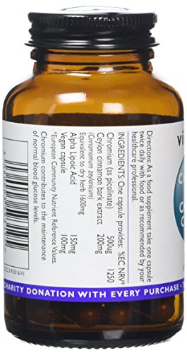 Viridian Chromium & Cinnamon Complex - 60 Capsules
