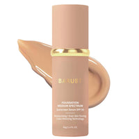 SONGQEE 4 In 1 Foundation Liquid, Hydrating Medium Full Coverage Concealer with Spf 50+, Bio Foundation Light, Color Correcting Primer, Natural Face Base Tone Makeup, Longwearing & Waterproof