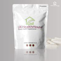 UKHealthHouse L-Glutamine Amino Acids 500mg x 60 Capsules Rapid Release Support Muscle Recovery Supplements High Strength Targeted Release Supplement
