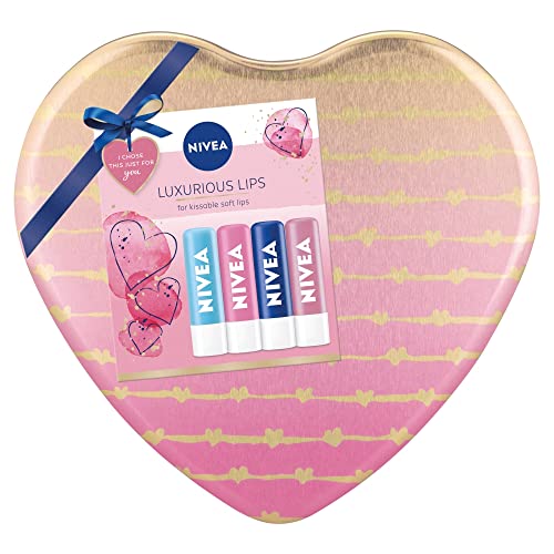 NIVEA LUXURIOUS LIPS GIFT SET 4's (PACK OF 1)