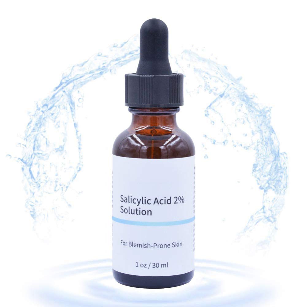 Ingzy Salicylic Acid Serum 2% Concentrate Super Strong, Lightweight Face Serum for Acne Prone and Oily Skin, Smooth Skin Texture, 30ml
