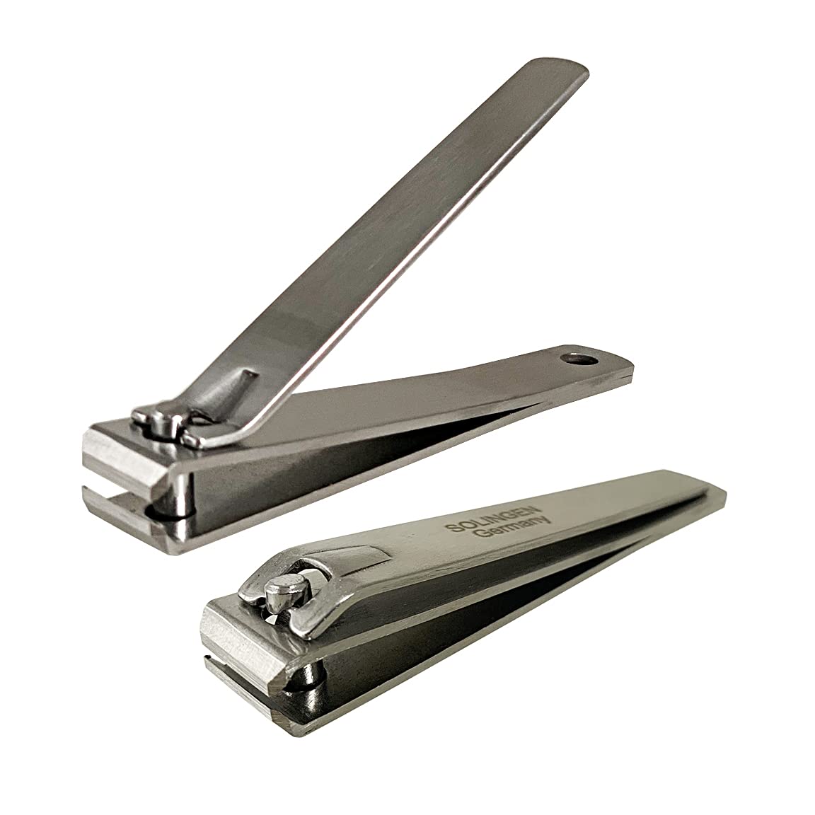 YNR Straight Large Nail Clippers - 80mm, Heavy Duty Stainless Steel Sharpest Thick Toenail, Fingernail Cutter for Men and Women