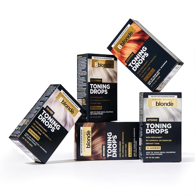 Jerome Russell Bblonde COPPER Toning Drops | Non-permanent Hair Dye | 50ml
