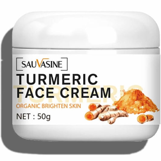 Turmeric Face Cream Skin Whitening Brighten the Skin Shrink Pores Treat acne Moisturizing Facial Cream For All Skin Types 50ml